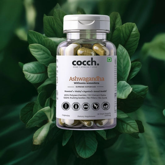 Vigour Boost Capsules- Ashwagandha with Ginger + black pepper extract