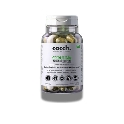 Vital Green Capsules - Spirulina & Black Pepper Extract